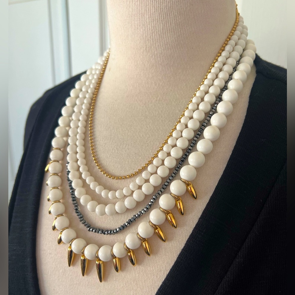 📿 Stunning Layered Statement Necklace ⛓️